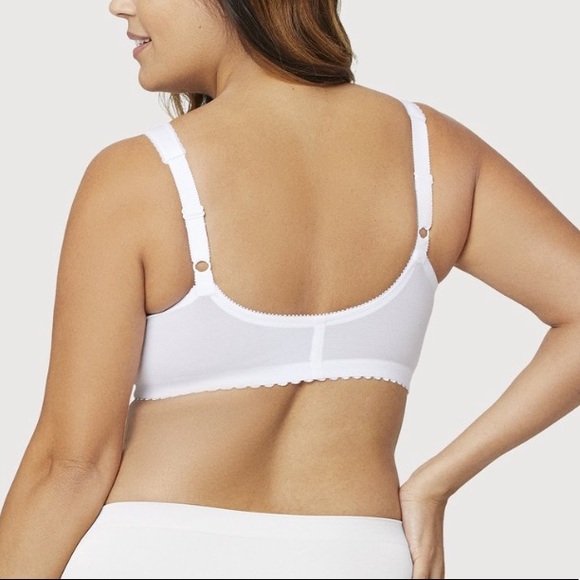 Glamorise MagicLift White Bra Plus Size 54E NEW - Picture 12 of 12